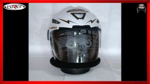 FORCE Helm Motor SNI Half Face Double Visor Fitur Smartlock Original Bahan ABS Kualitas Tinggi Dan Tebal