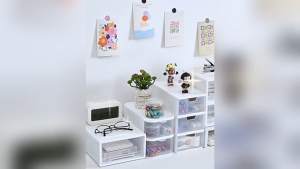(NEST) MAER Stackable Table Drawer / Stackable / Stationery Organiser / Container