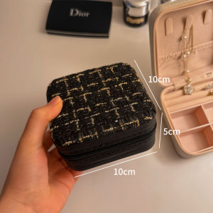 Portable Small Large Capacity Anti-Oxidation Jewelry Box Necklace Ring Earring Hand Accessories Storage Box New 2025 Model