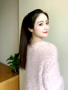 Rambut Palsu Model Ikat Panjang 45 cm Model Lurus Banget / Rambut Palsu Model Korea Model Tarik Lurus