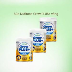 Sữa bột Nutifood Grow Plus+ Vàng (Sữa non) Tăng cường hệ miễn dịch cho bé Lon 800g