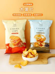 Barbecue Flavor Cassava Chips Indonesian Snacks Leisure Cinema Puffed Snack Food Movie Night Outing Camping Picnic Office