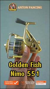 Reel Pancing Golden Fish Nimo 551 5000 Type Spinning Spool Spin 6 Bearing Anti Karat
