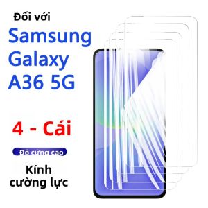 1-4 Miếng Dán Bảo Vệ Màn Hình Kính Cường Lực HD Cho Samsung Galaxy A36 5G Chống Trầy Xước Chống Vân Tay 6.7 Thân Thiện Với Vỏ