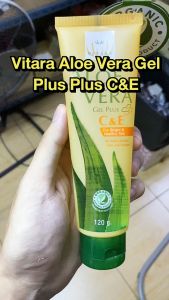 Vitara Aloe Vera Gel Plus Plus C&E ไวทาร่า อโลเวร่า เจล พลัส ซี แอนด์ อี [120 g.] เจลว่านหางจระเข้ บำรุงผิว หมองคล้ำ