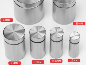 Silver Stainless Steel Standoff Pin Nails Sign Mounting Hardware Glass Acrylic Advertising Fixing Bolt Screw