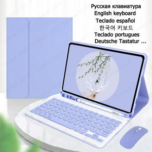 Korean Spanish Russian Portuguese Keyboard for Samsung Galaxy Tab S9 Case 11 SM-X710 X716B X718U for Galaxy Tab S9 Keyboard