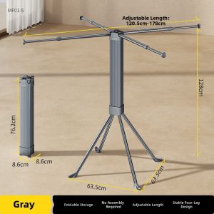 BIREN | Small Foldable Floor Standing Multi-functional Drying Rack