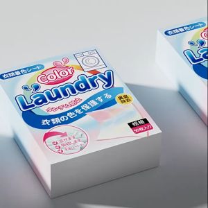 Giấy hút màu quần áo cao cấp Color Laundry 50 tờ chống phai màu khi giặt quần áo màu