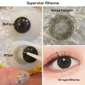 SHE - BUY 1 FREE 3 ITEM Superstar Rihanna Softlens Warna