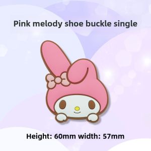 Suitable for Clow M Cinnamoroll Babycinnamoroll Shoelace Buckle Accessories Childrens Shoes Sneakers Board Shoes Sanrio Hello Kitty Shoe Buckle Accessories