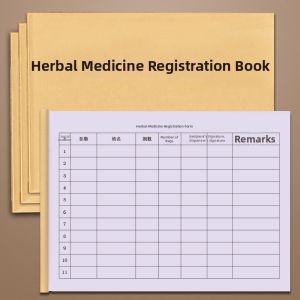 Herbal Medicine Preparation and Pick-up Record Book