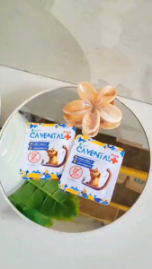 CAVENTAL obat cacing kucing tablet aman dan ampuh