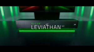 RAZER LEVIATHAN V2 PC GAMING MULTI-DRIVER PC SOUNDBAR WITH SUBWOOFERBLUETOOTH 5.2 THX SPATIAL AUDIO COMPACT DESKTOP FORM FACTOR