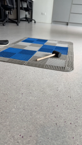 KleenStride Non-Slip Shower Mat Bathroom Tile Mat | Anti-Skid Waterproof Splicing Floor Mat 30x30cm