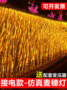 Electric Wheat Lamp Light-Emitting Rice Ear Outdoor Waterproof 24V Lighting Landscape Garden Lawn Ground Lamp Engineering Lamp