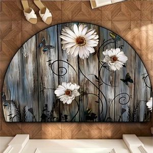 Thảm Trải Sàn Chống Trượt Họa Tiết Bướm VIKAMA Thảm Trải Sàn Bằng Polyester Bền Dùng Để Trang Trí Nhà Cửa Thích Hợp Cho Phòng Tắm Và Hành Lang