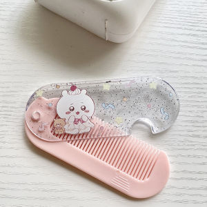 Bandai | Hoạt Hình Dễ Thương Gấp Mini Lược Di Động Bàn Chải Trang Điểm Cỡ Bỏ Túi Sinh Viên Viền Lược Thương Hiệu Hachiware ACG Trang Trí