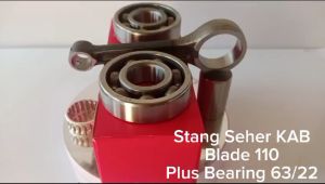 Stang Seher BLADE 110 0631-KWB-920/KFM Conrod Honda Blade Dilengkapi Bearing KPH 63/22 2Pcs
