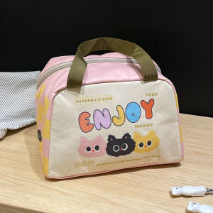 Thickened Waterproof Insulated Lunch Box Bag Aluminum Foil Handheld Bento Bag for Students And Office Workers Meal Package