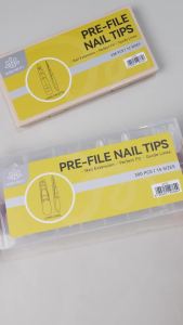 BORN PRETTY | BORN PRETTY Matte Long Oval Press On Nail Tips 300PCS 15Sizes Full Cover Pre-scaled Acrylic Fake Nail Extensions DIY Manicure
