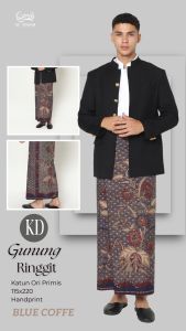 Alhazmi Sarung Batik Kudusan KD Series Gunung Ringgit Santri Pria Wanita