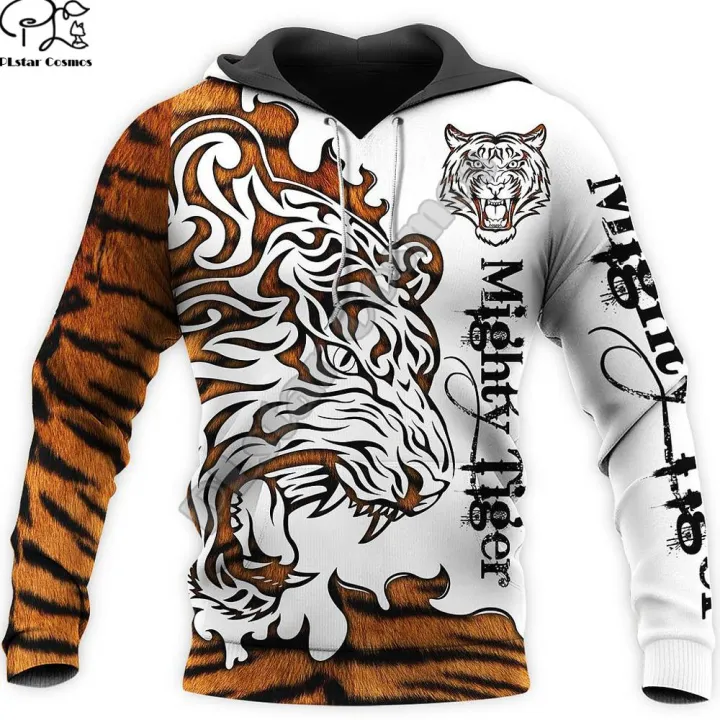 Jaket hoodie pria terbaru Jaket Harimau Tiger jacket Hoodie pria Hoodie macan Jaket kekinian viral Hoodie printing Lazada Indonesia