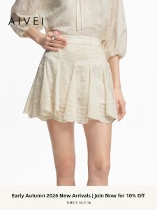 AIVEI | Romantic Forest Sweet Floral Half Skirt