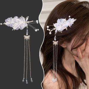 【♡ Lovely Girls House ♡】 ผ้าโพกศีรษะสำหรับเจ้าสาวประดับคริสตัลพลอยเทียมสาวคลิปผมเสื้อนางฟ้าสูงหรูเจ้าหญิงผ้าโพกศีรษะสำหรับงานแต่งงาน