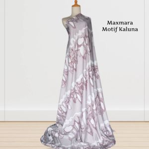 Kain Maxmara Motif Kaluna harga untuk setengah meter untuk gamis tunik mukena kerudung