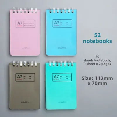 Portable Adorable Mini Notebook Grid A7