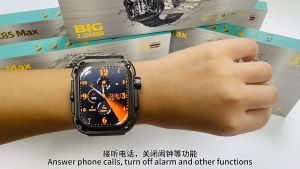 Z85 MAX Smart Watch Outdoor Compass NFC Smart island game Bluetooth Call Music Play Heart Rate Monitor Health Sports Bracelet