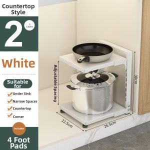 GUANGMANZHI | Multi-purpose Kitchen Storage Shelf Multi-layer