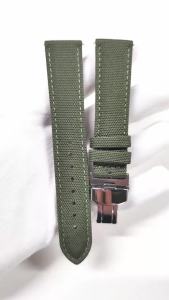 New butterfly clasp Sailcloth Watch Strap 20mm 22mm Two-Sided Nylon Band Quick Release for Omega for Seiko Bracelet for Rolex