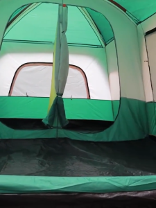 Mount peak Khemah camping tent besar waterproof Kemah murah Outdoor family large 5 8 12 persons 2 rooms Double layer large tent