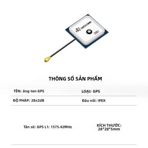 Anten Gốm Hoạt Động Beitian BT580 33dB Tích Hợp GPS GLONASS BeiDou GALILEO Phụ Kiện IoT Với Đầu Nối IPEX