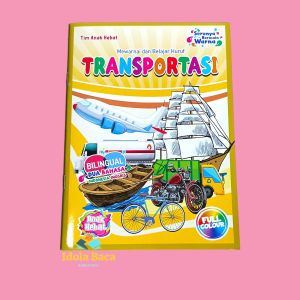 Buku Anak Hebat Mewarnai HVS Bilingual Full Colour -TAH