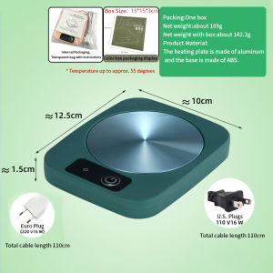 55 ℃ Constant Temperature Heating Coasterevenly Heatedno Picky Cup Shapeone Click Startsuitable for CoffeemilkteaUS Plug