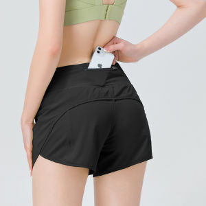  Little Waist Era | Quick-Dry Two-in-One Running Shorts with Back Pocket