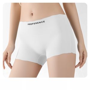 MiiOW | Quần lót nữ MiiOW 2025 mùa hè lưng giữa kháng khuẩn cotton nguyên chất chống ánh sáng quần ngắn hai trong một