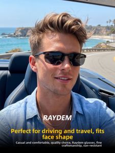 Raydem | Kính Mát Bán Viền Nhôm-Magie Chống Tia UV