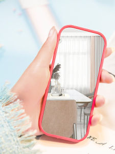 Mini Rectangle Cầm Tay Gương Trang Điểm Một Mặt Cầm Tay Di Động Kiểu Hàn Quốc Không Phát Sáng Dùng Trong Phòng Làm Đẹp