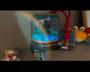 DIAMONDลำโพงบลูทูธ แบบพกพา เครื่องเล่นเสียง ลำโพงSMART LED SPEAKER ไฟLEDหลากสี ประหยัดพลังงาน