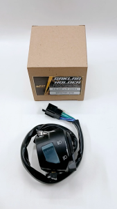 Holder Kiri Megapro New Primus L/H - Switch Saklar Tombol Dim Riting Klakson Honda Mega Pro Primus
