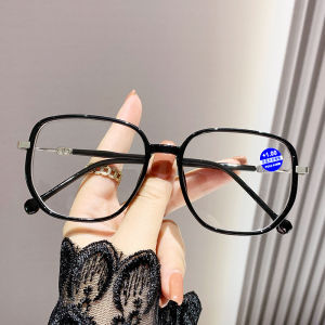 JN IMPRESSION Fashion Trend Large Frame Anti-Blu-ray Reading Glasses Ultra-light Old Man Glasses