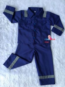 Seragam Kostum PLN Photoshoot Property PLN Anak Kostum Karnaval Bahan Katun Adem Laki-Laki Perempuan