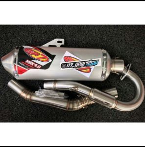 KNALPOT GP7 MAX 4.1 KLX 150 BF SE D-TRACKER CRF 150L WR 155 SIAP TRABAS Fullsystem Pemasangan PNP