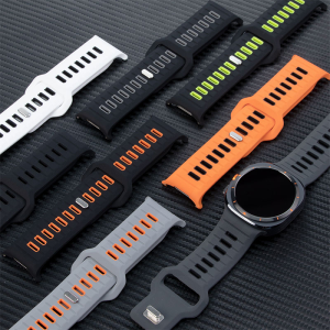 Original สายนาฬิกาซิลิโคนสําหรับ Samsung Galaxy Watch Ultra 47 มม. กันน้ํากีฬาสําหรับ Samsung Watch 7 Ultra No Gaps สาย