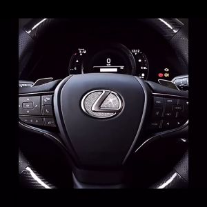 Miếng Dán Trang Trí Logo Vô Lăng Xe Ô Tô Đính Đá Kim Cương Nhân Tạo Nổi Bật Sang Trọng