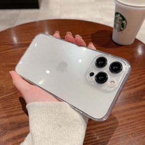 Transparent Pure Color iPhone Protective Case Fairy Dust Candy Color Apple 11 XS Soft Silicone Cover Full Camera Protection Anti-Fall